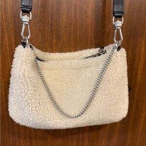 All Saints Eve Shearling bag crossbody and handheld
